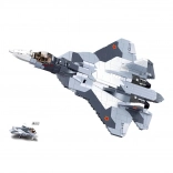Sluban Model Bricks SU-57 jet fighter 2-in-1 building set