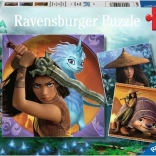 Puzzle RAVENSBURGER Raya and the Last Dragon 3×49 pieces