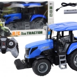 RC-tractor 2,4G met afstandsbediening en geluiden – blauw