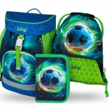 School Backpack, Pencil Case and Bag Baagl Airy Football Ball Set