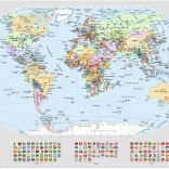 Carte politique du monde Ravensburger puzzle 1000 pièces