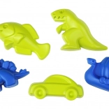Molds for Sand with Dinosaur 5 Pieces