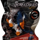 Screechers Wild! transforming vehicle Airstrike Eagle – blue eagle