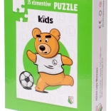 LEGIA WARSZAWA Puzzle – Kazek the Bear, 35 pieces