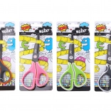 Colorful scissors with soft handle 17.5 cm