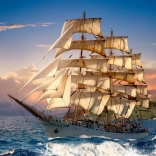 Puzzel 1500 stukjes Avondvaart