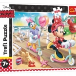 Puzzle 200 pièces Minnie à la plage Disney Minnie