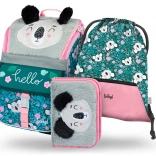 Baagl 3-piece set Zippy Baby Koala: school backpack, pencil case, bag