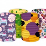 Lampion en papier cylindre pour carnaval