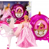Magische set met paardenkoets en prinses