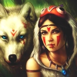 Puzzle Prinzessin Kriegerin 500 Teile