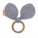 Teether for babies with ears New Baby Ears gray