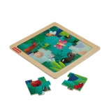 Houten puzzel met insectenthema Fisher-Price