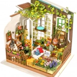 RoboTime miniature house – DIY garden terrace kit with LED