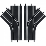 Left and Right Switch Track for Carrera GO!!!, GO!!! Plus and Digital 143 Slot Car Tracks