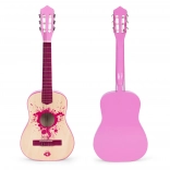 Pink Children's Guitar with 6 Strings ECOTOYS