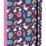 Chemises pour cahiers scolaires A4 Jumbo avec motif Licorne BAAGL