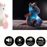 Plush Unicorn with Wings and Light Effects