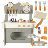 Houten kinderkitchen met accessoires