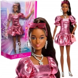 Barbie verzamelpop Deluxe Style in koraalkleurige jurk