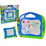 Kleurig magnetisch tekenbord 2-in-1 Olifantje