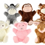 Marionnette animal en peluche - 1 pièce