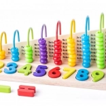 Abacus mathématique en bois réversible