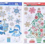 Christmas window decorations 41 × 29 cm