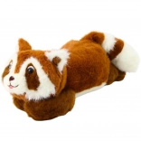 Pluchen wasbeer liggend bruin 30 cm