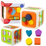 Zintuigelijke educatieve kubus voor kinderen