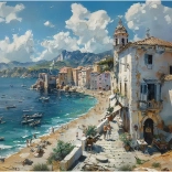 ANATOLIAN Puzzel Dorp aan zee 1000 stukjes