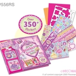 Set of Cards and Stickers with Princesses