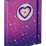 Chemise pour cahiers A5 Chevaux Cœur