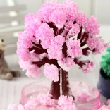 magic blooming cherry blossom tree – pink crystalline tray tree