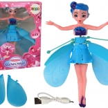 Magic Hand-Controlled Flying Fairy – Blue