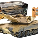 RC tank M1A2 Abrams in desert camouflage