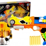 2-in-1 Foam Blaster with Mask and Robot Transformation
