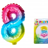 Rainbow Inflatable Balloon Number 8