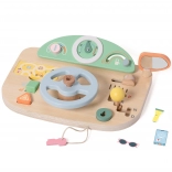 Planche de manipulation multifonction en bois en forme de volant Classic World