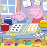 Puzzle Peppa Pig artiste 24 pièces