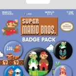 Badgeset SUPER MARIO BROS. (5 stuks)