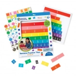 Rainbow Fraction Tiles with Tray by Learning Resources