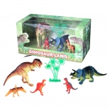 set of dinosaurs 5–13 cm in a box
