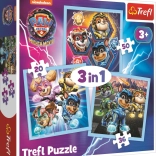 Puzzle 3-en-1 Pat' Patrouille Mighty Pups