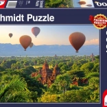 Puzzel heteluchtballonnen boven Mandalay 1000 stukjes
