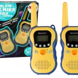 kinderwalkietalkies met stemvervorming, geel (2 stuks)