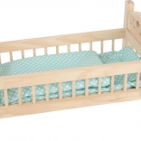 Small Wooden Doll Bed