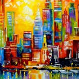 Puzzle Leuchtendes New York 1000 Teile