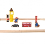 houten treinbaan paddington – station londen, 43 delen