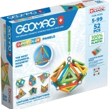 Jeu de construction magnétique Geomag Supercolor Recycled – 52 pièces